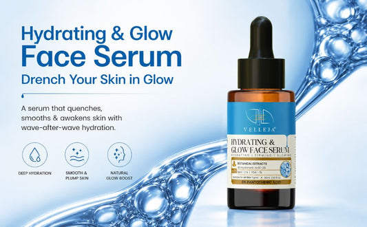 Hyaluronic Acid & Ayurvedic Sneha: The Science of Skin That Holds Its Own Moisture - Velleja
