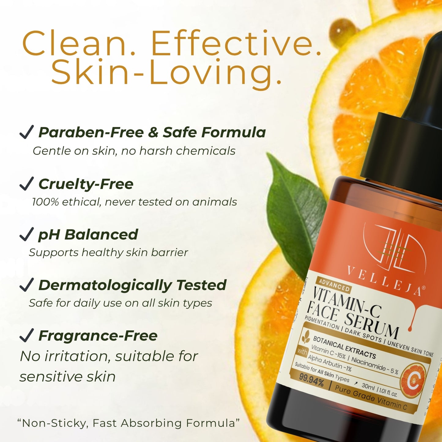 15% Vitamin C Brightening Serum | Advanced Dark Spot & Pigmentation Corrector