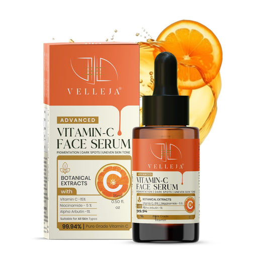 15% Vitamin C Face Serum for Reduces Dark Spots & Pigmentation | Glow & Evens Skin Tone |