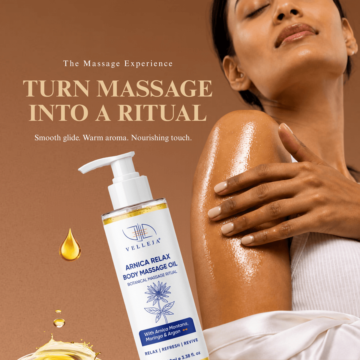 Arnica Body Massage Oil - Velleja