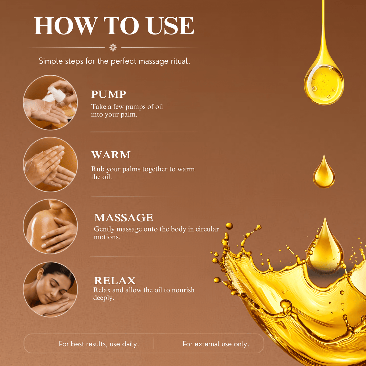 Arnica Body Massage Oil - Velleja