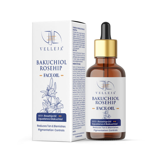 Bakuchiol Rosehip Face Oil with Squalane | Ayurvedic Face Serum for Pigmentation, Tan Removal & Blemishes