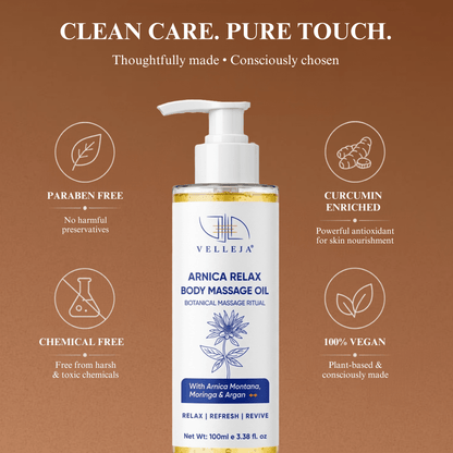 Arnica Body Massage Oil - Velleja