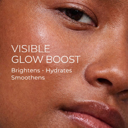 Ultra-Lightweight Hydrating & Glow Gel with Vitamin C, Bakuchiol, Gold Leaf, Saffron & Rice Water for Brightening & Dark Spots, Hyaluronic Acid & Rice Water
