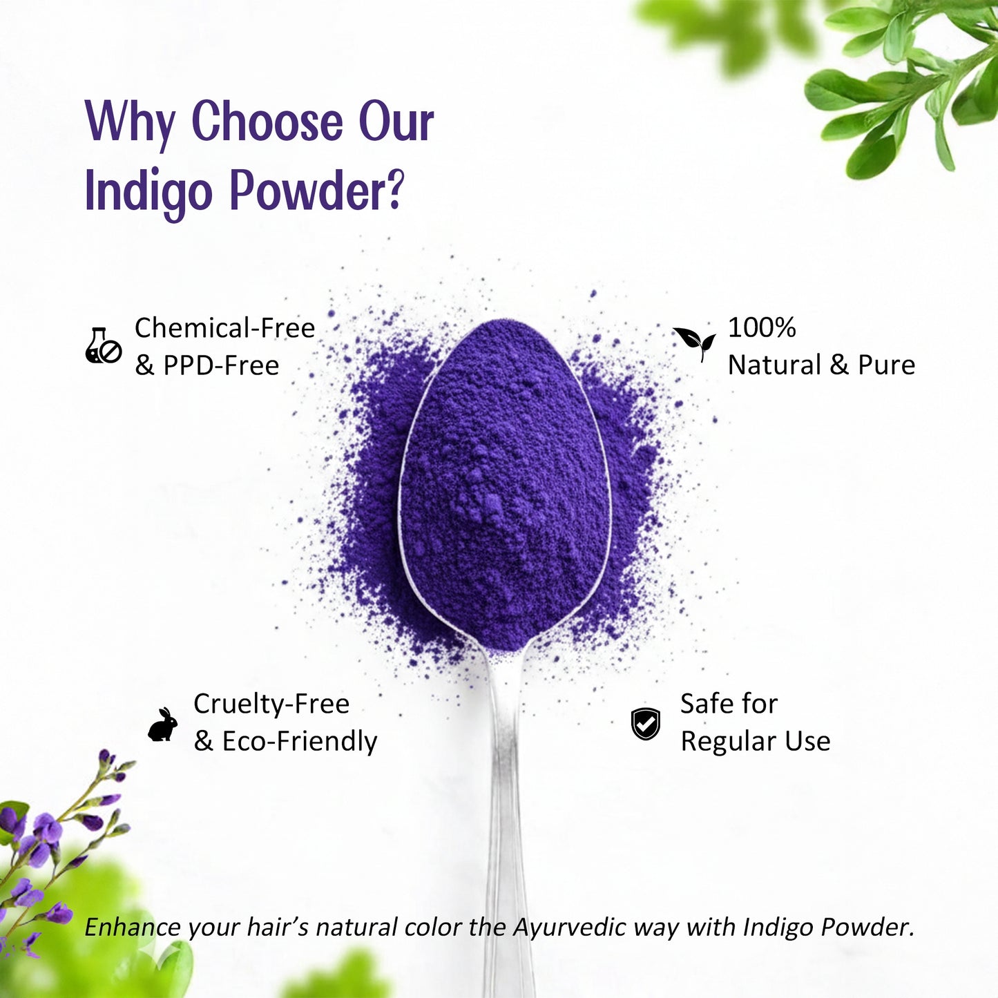 Natural Herbal Indigo Leaf Powder