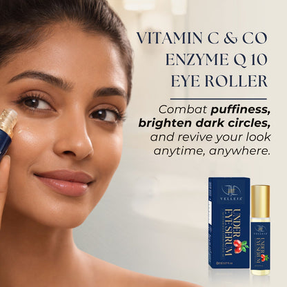 Under Eye Serum Roll-On for Dark Circles & Puffiness | Velleja - Velleja
