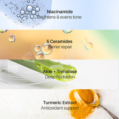 2-in-1 Sunscreen Body Lotion SPF 50 PA++++ with 5% Niacinamide & Ceramides - Velleja