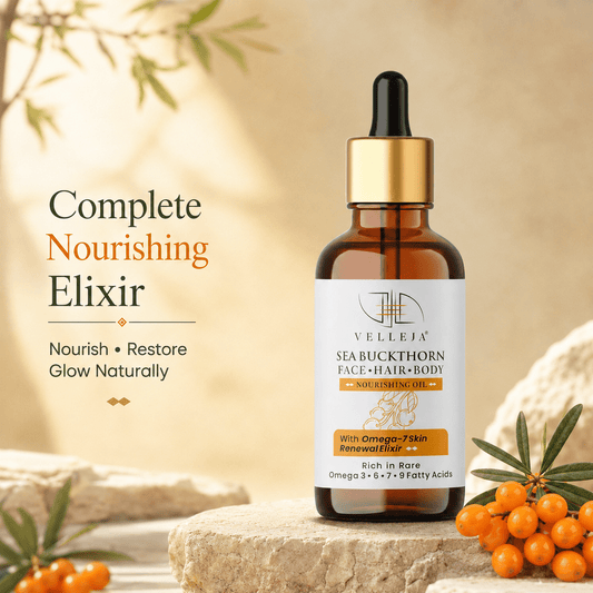 Sea Buckthorn Berry Oil | Face & Hair Serum | Nourishing Body Oil - Velleja