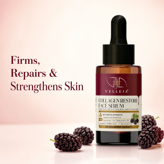 Collagen Restore Serum|Natural Retinol Alternative with Ceramid|Firming & Hydrating for Youthful Glow - Velleja
