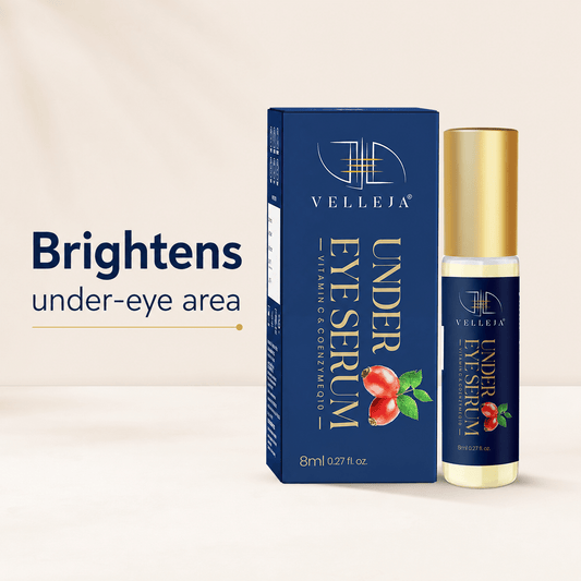 Under Eye Serum Roll-On for Dark Circles & Puffiness | Velleja - Velleja