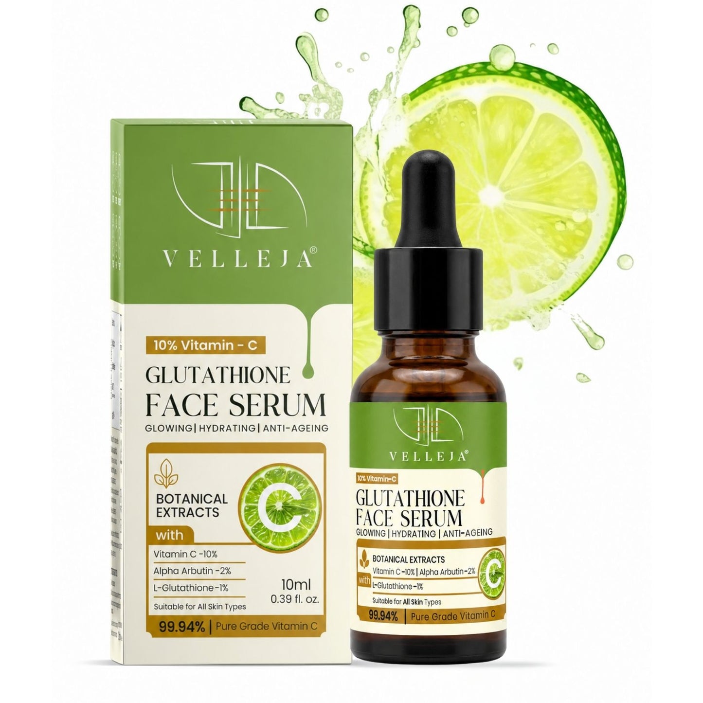Vitamin C + Glutathione Brightening Serum - 10ml