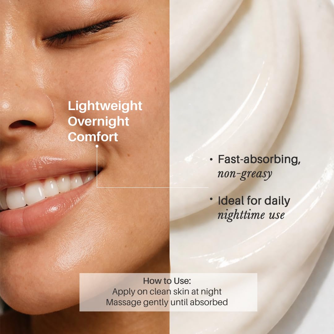 Plump & Repair Anti-Aging Night Cream | Firms, Hydrates & Repairs Overnight - Velleja