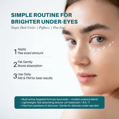 Varnyam Under Eye Cream | Brightening & Anti-Aging Eye Cream - Velleja