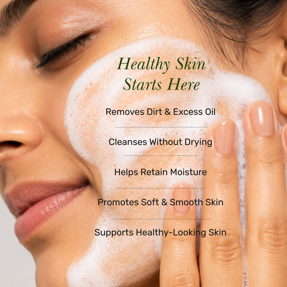 MoringAloe Face Wash | Skin Brightening & Hydrating Ayurvedic Gentle Face Wash - Velleja