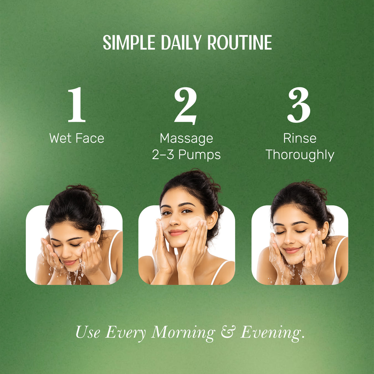 MoringAloe Face Wash | Skin Brightening & Hydrating Ayurvedic Gentle Face Wash - Velleja